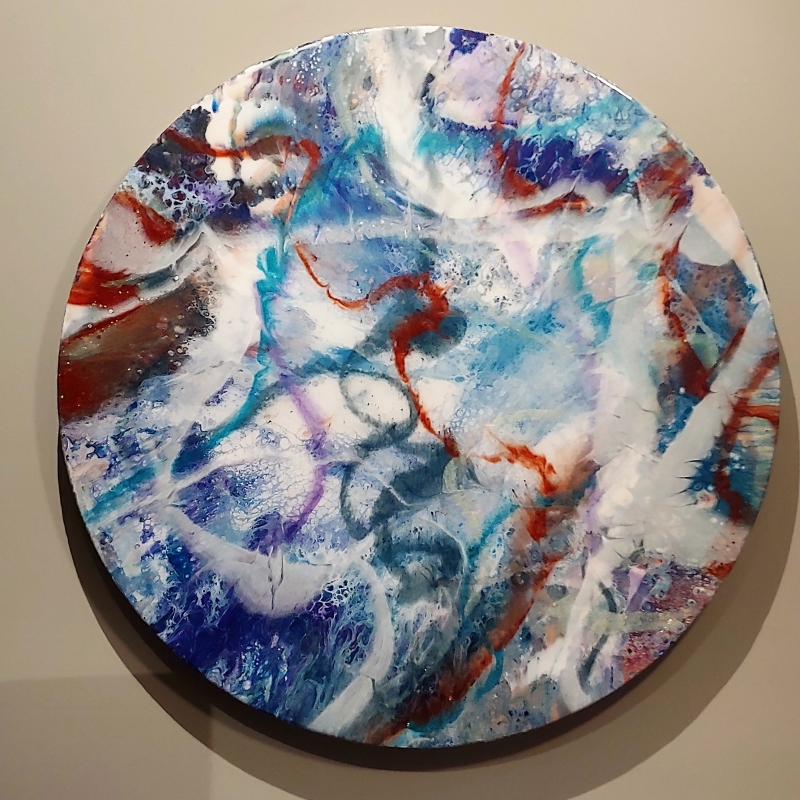 untitled round by artist lacy husmann